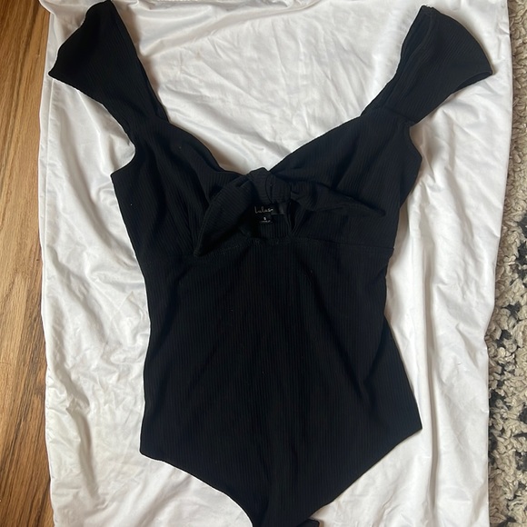 Lulus Front Tie Bodysuit - Picture 1 of 3